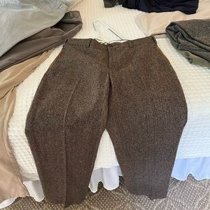 Rare brown or is dress pants. Tweed